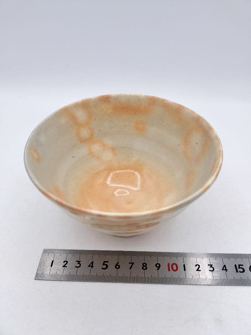 d189 萩茶碗 谷川省三 木箱 茶道具 古物