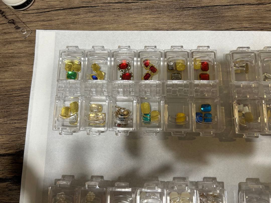 ジェルネイル・パーツ⭐︎大量セット⭐︎未使用もあり