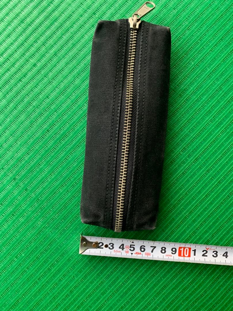 一澤帆布 黒ペンケース 小物入れ 旧ロゴ