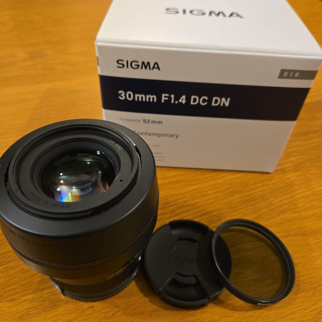 箱付き　SIGMA 30mm F1.4 DC DN Eマウント