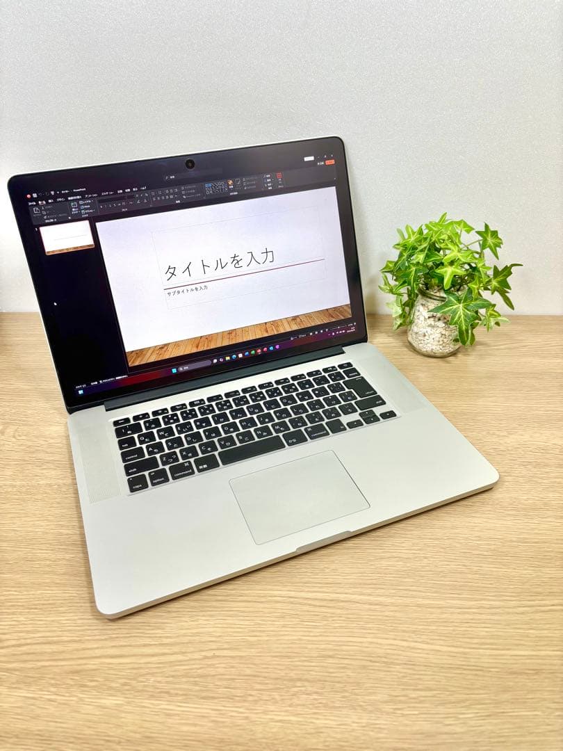 最上位3K！2024年 Office MacBook Pro 15 Win11