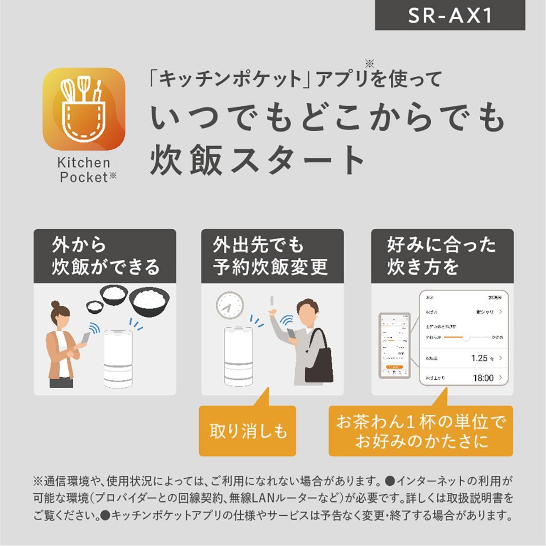 【業界初】自動計量IH炊飯器SR-AX1　パナソニック製