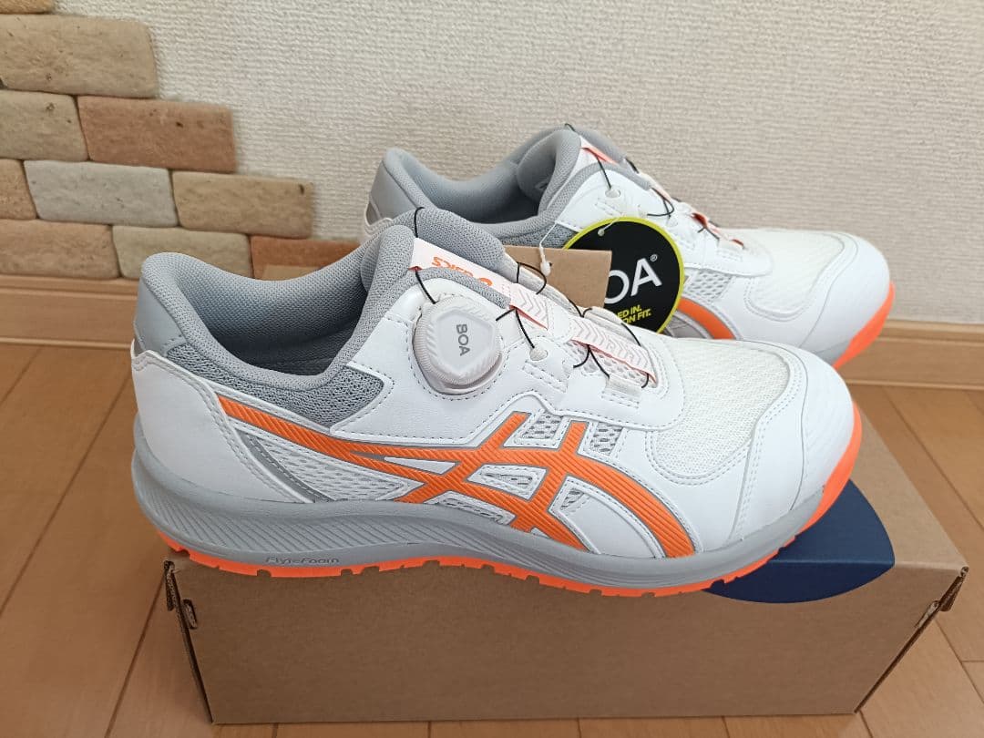 アシックス/asics/CP-219/26.0/BOA/Wh-OR安全靴