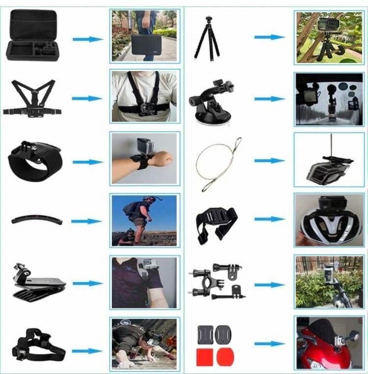 アクションカメラ アクセサリー セットGopro Hero 11 10 9