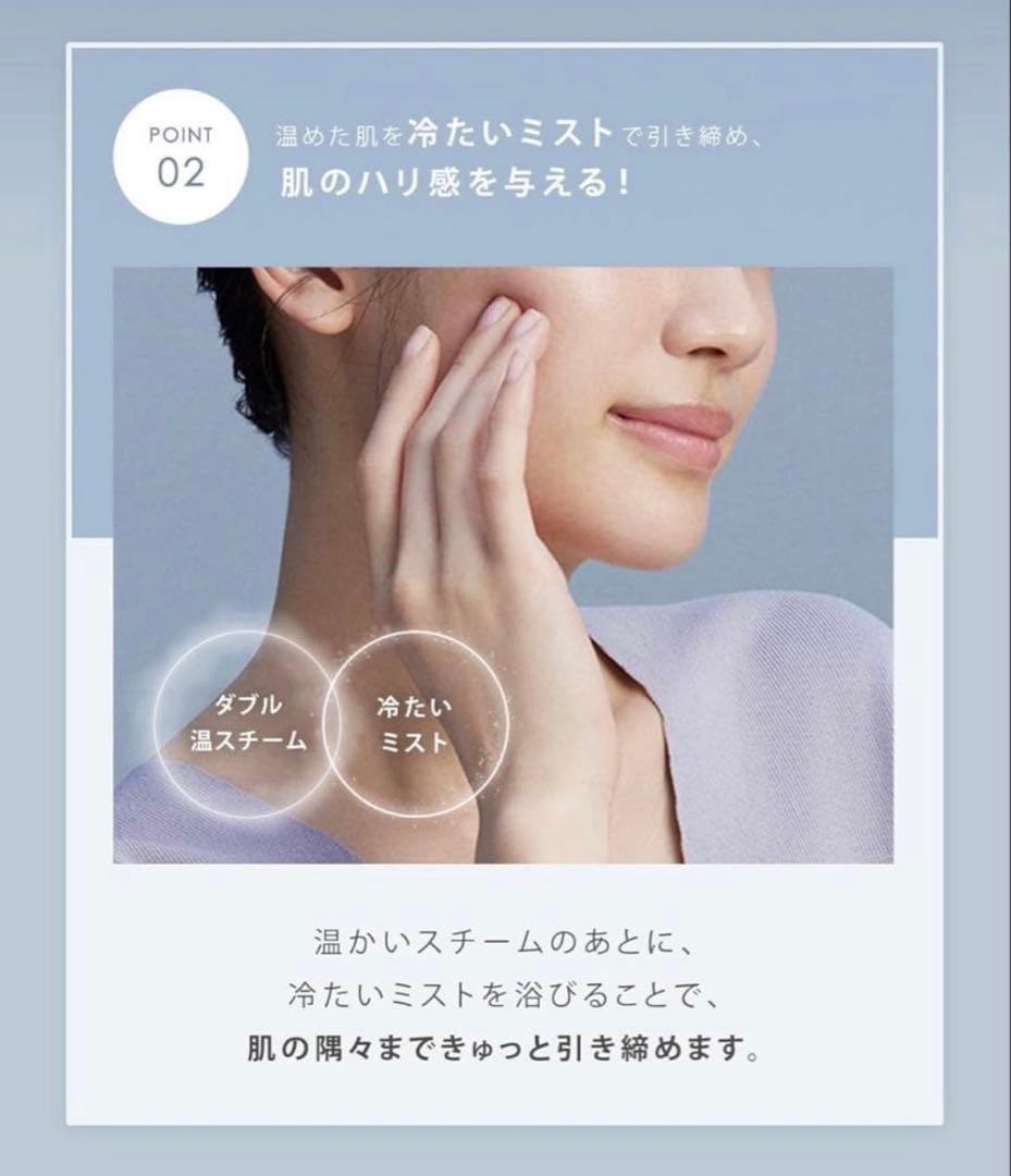 SALONIA サロニア ピュアブライト スチーマー 美容 SAL22207BE