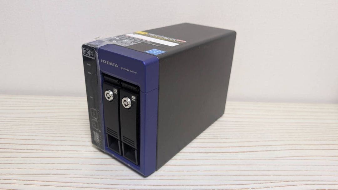 IODATA HDL-Z2WP16D 2ベイNAS 2TB(美品)