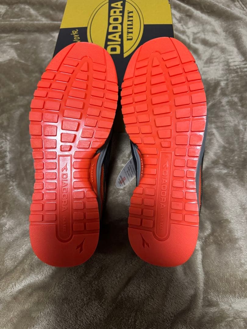 DIADORA RB-27 安全靴 ブラック+オレンジ 26.5cm