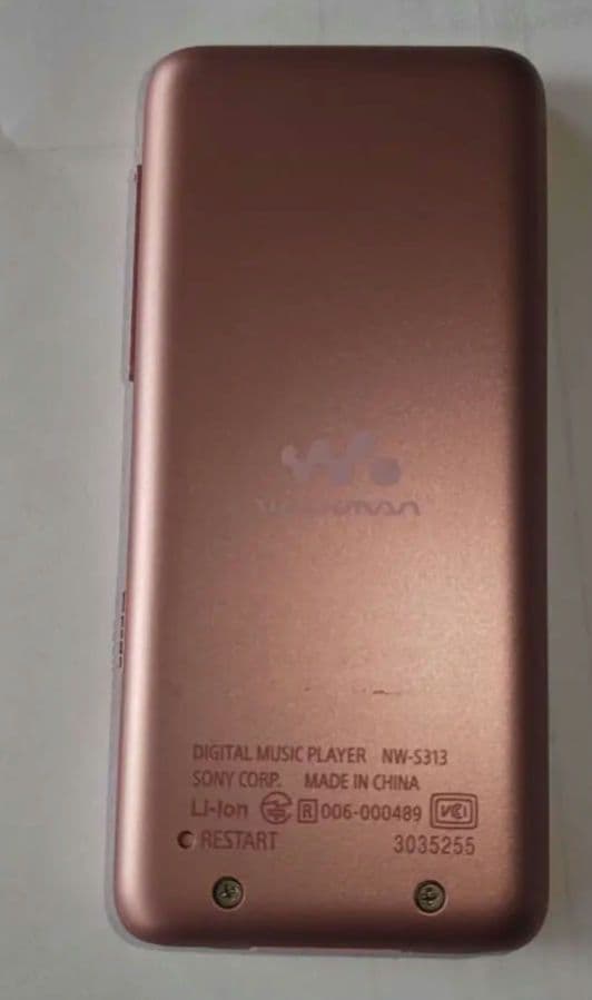 SONY NW-S313 デジタルオーディオプレーヤー ピンク