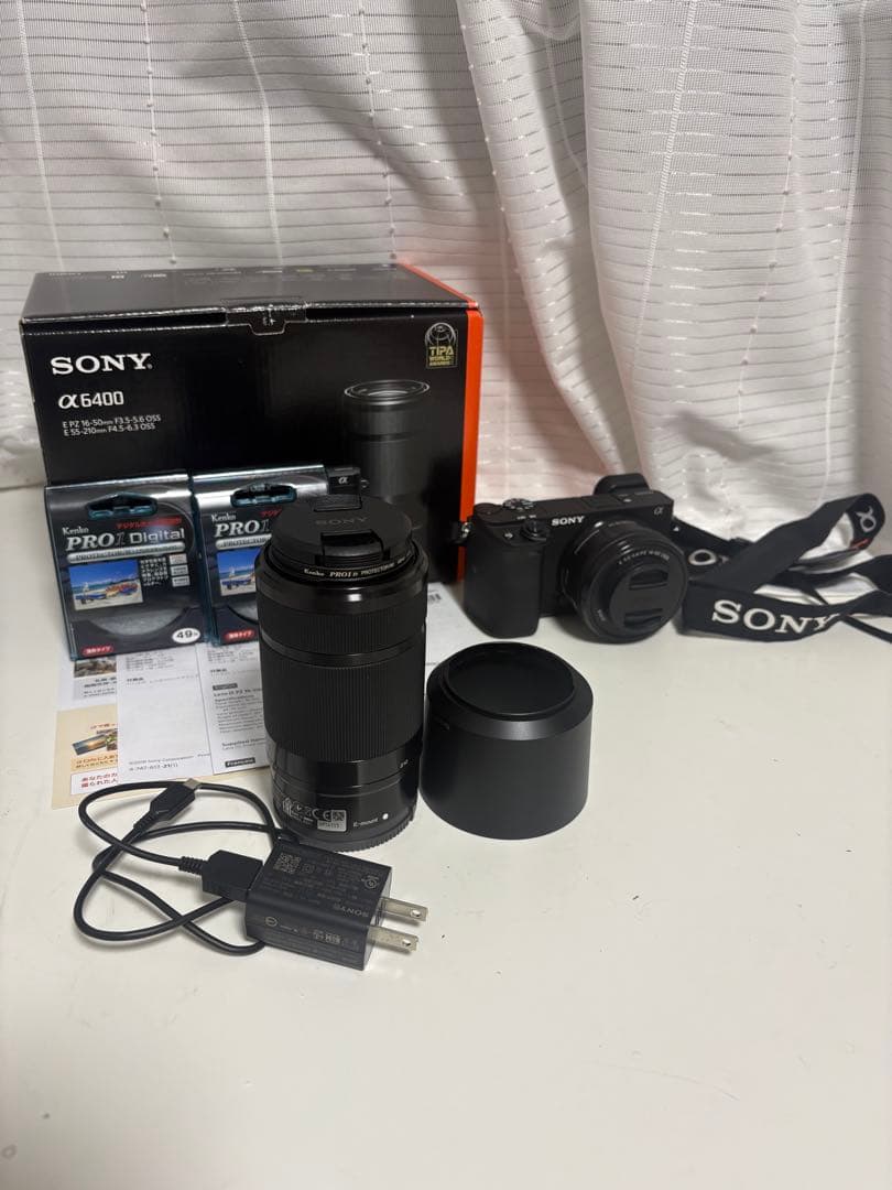 SONY α6400 ダブルズームレンズキット　ブラック