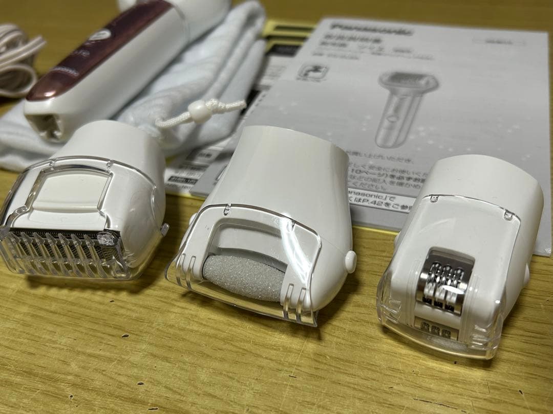 Panasonic 脱毛器 3種アタッチメント付き
