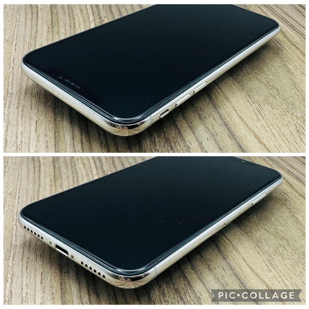 iPhoneX シルバー 256GB SIMフリー　新品バッテリー