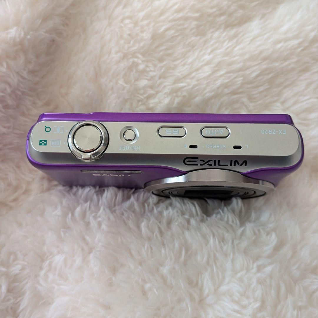 CASIO EXILIM EX-ZR20 紫 箱付 Y2K 動作OK