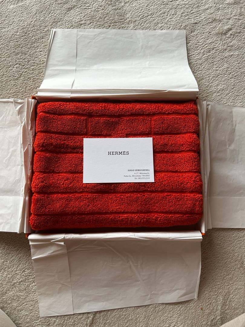 HERMES バスマット