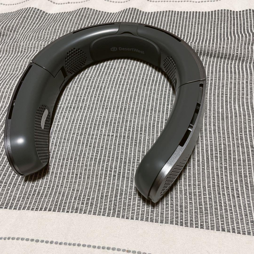 首掛け扇風機 ネッククーラー ネックファン 12H 超長寿命 冷却 黒