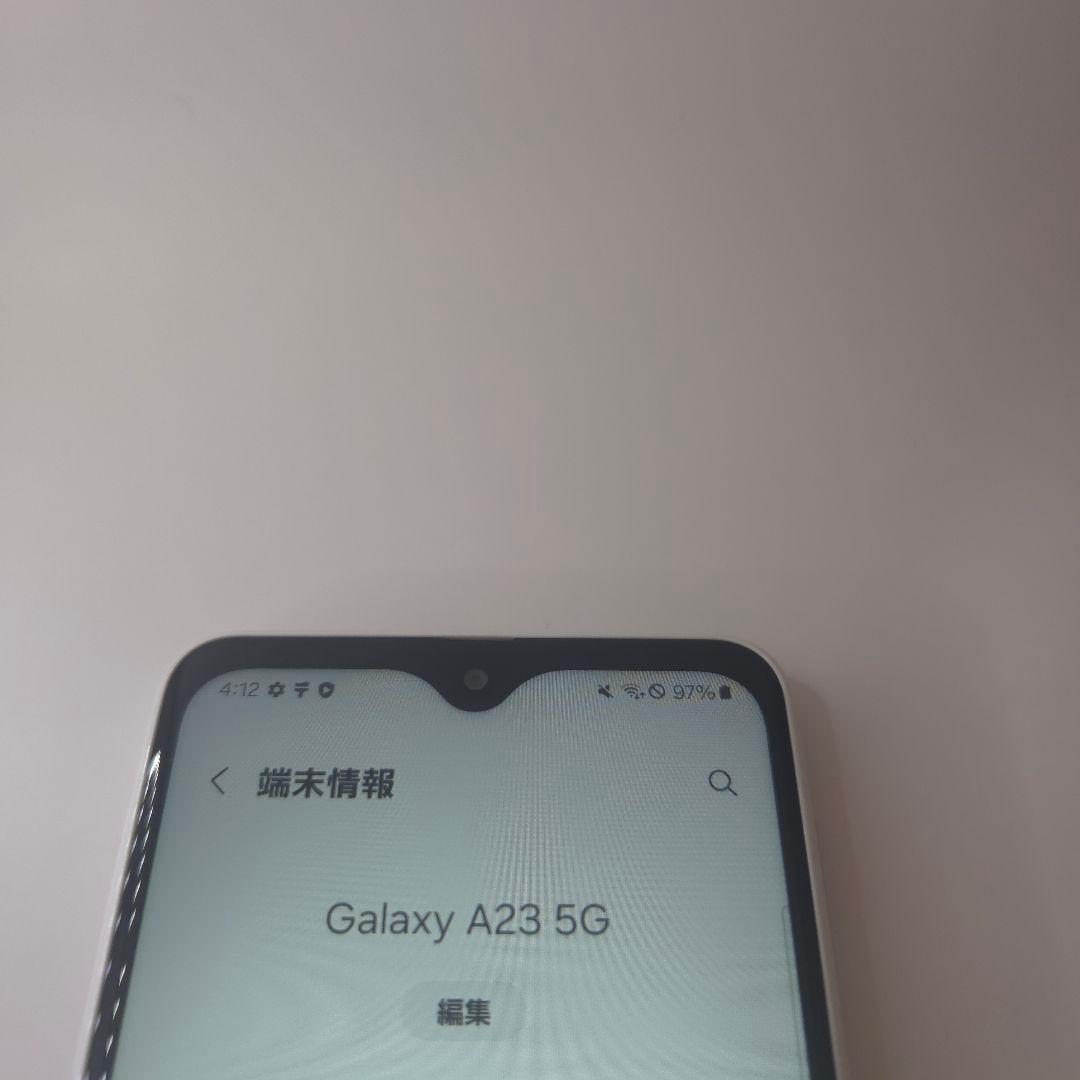 初期フィルム Galaxy A23 5G アンドロイド14 シムフリー 188