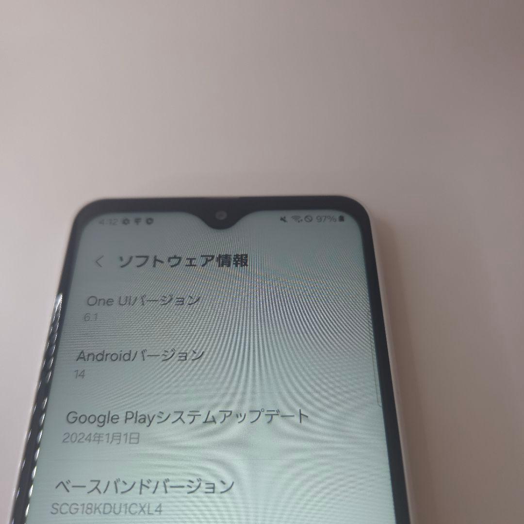 初期フィルム Galaxy A23 5G アンドロイド14 シムフリー 188