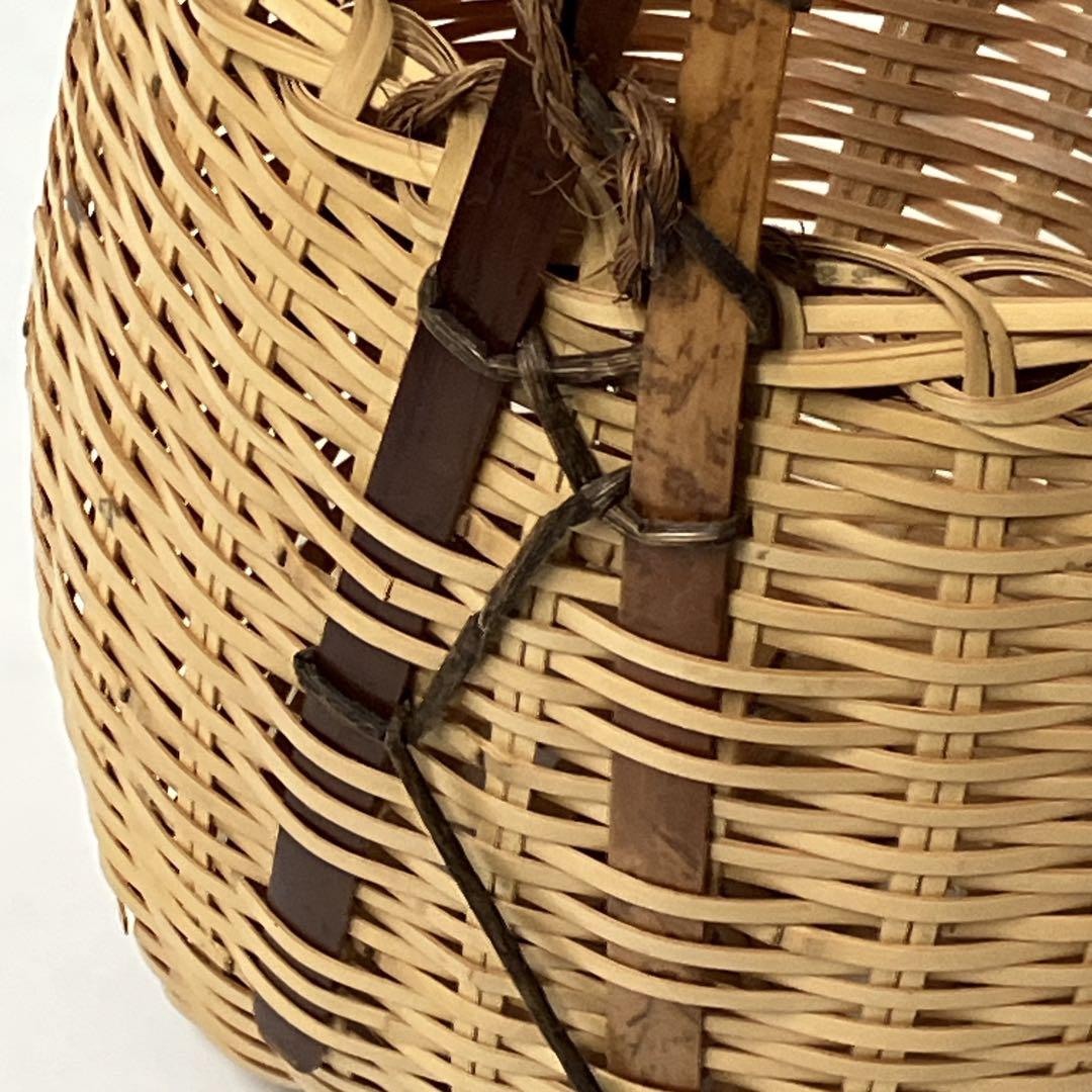 茶道道具　さざえ篭　竹宝斉作
