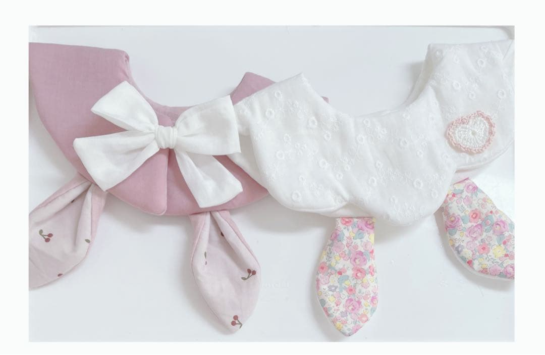 ハンドメイドスタイ　うさみみセーラースタイ　きょん様