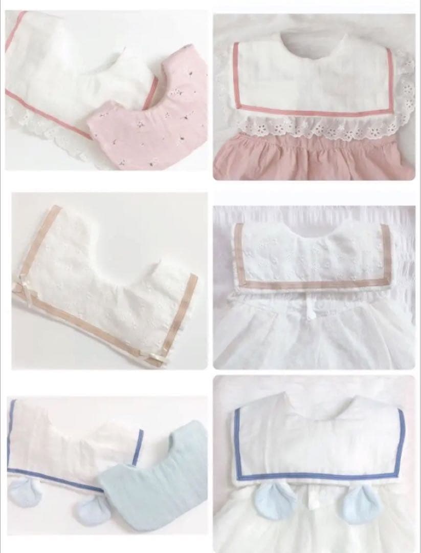 ハンドメイドスタイ　うさみみセーラースタイ　きょん様