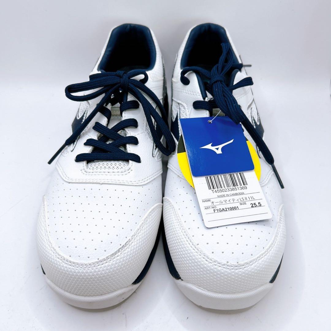 タグ付★ミズノ スニーカー ホワイト 25.5 mizuno オールマイティー