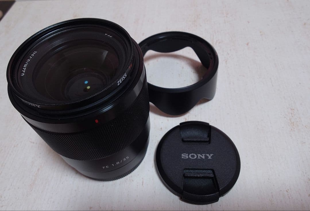 SONY FE 35mm F1.8 レンズ プロテクター付き