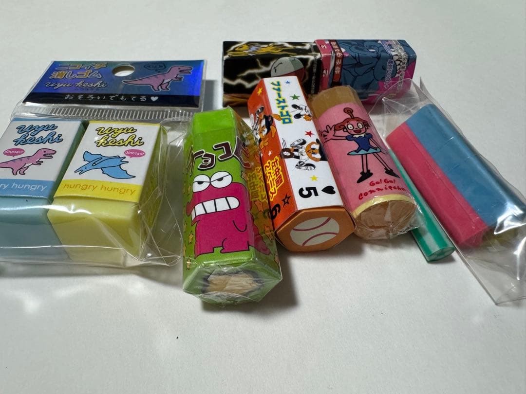 ダイカット消しゴムバラ売り