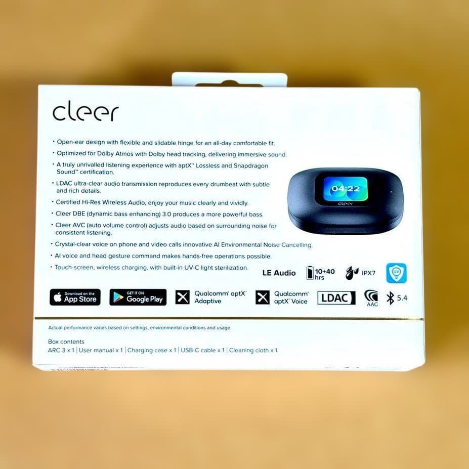 【美品・動作確認済み】Cleer ARC3 Music ワイヤレスイヤホン