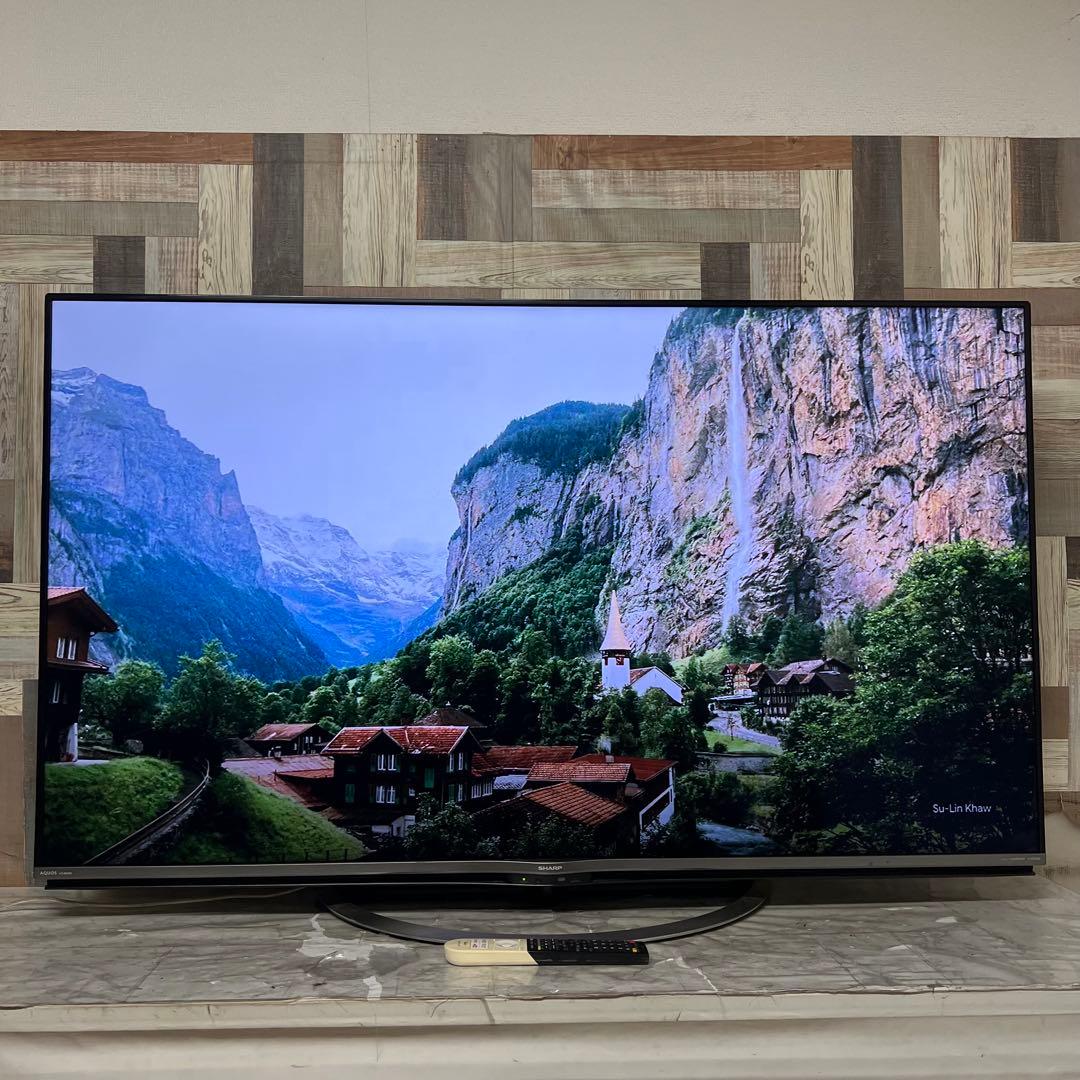 全国送料込❣️SHARP60型4k Android 液晶テレビ動画アプリ多数搭載
