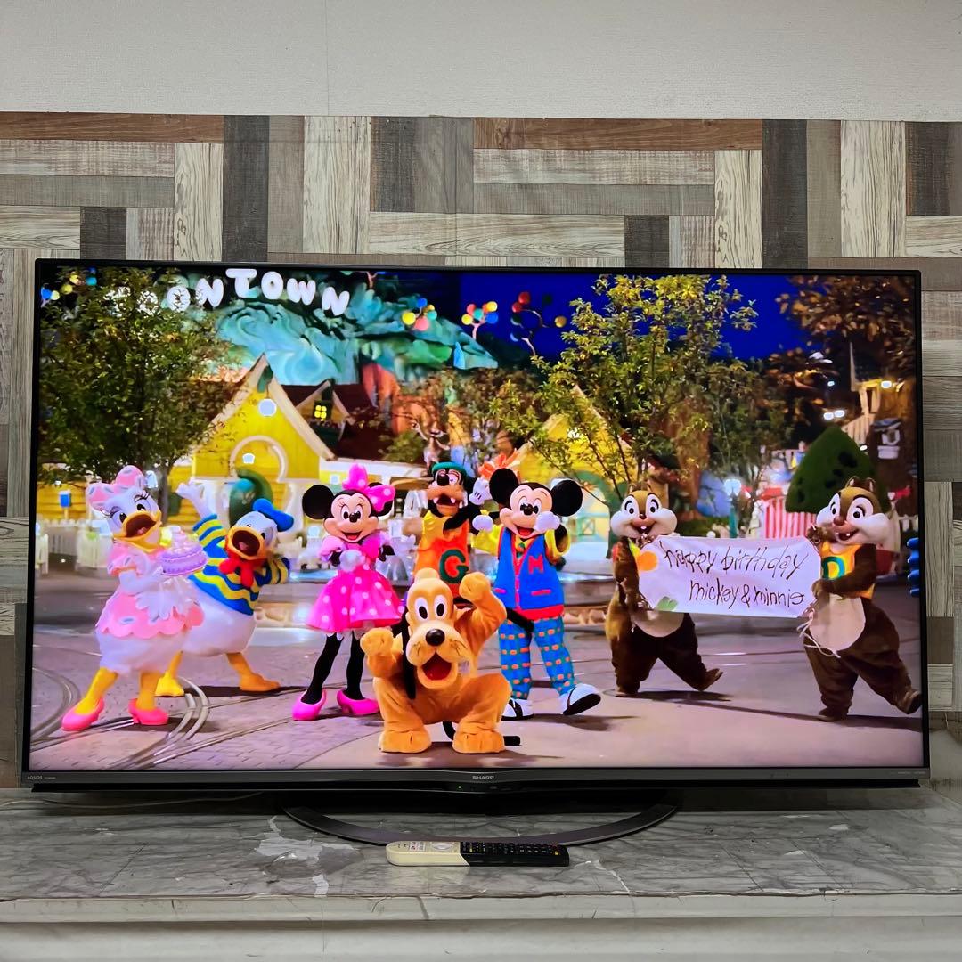 全国送料込❣️SHARP60型4k Android 液晶テレビ動画アプリ多数搭載