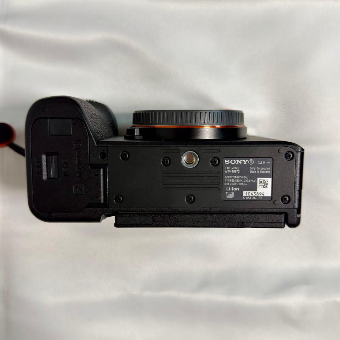 【動作確認済み】 SONY α7cii ブラック ストラップ付き