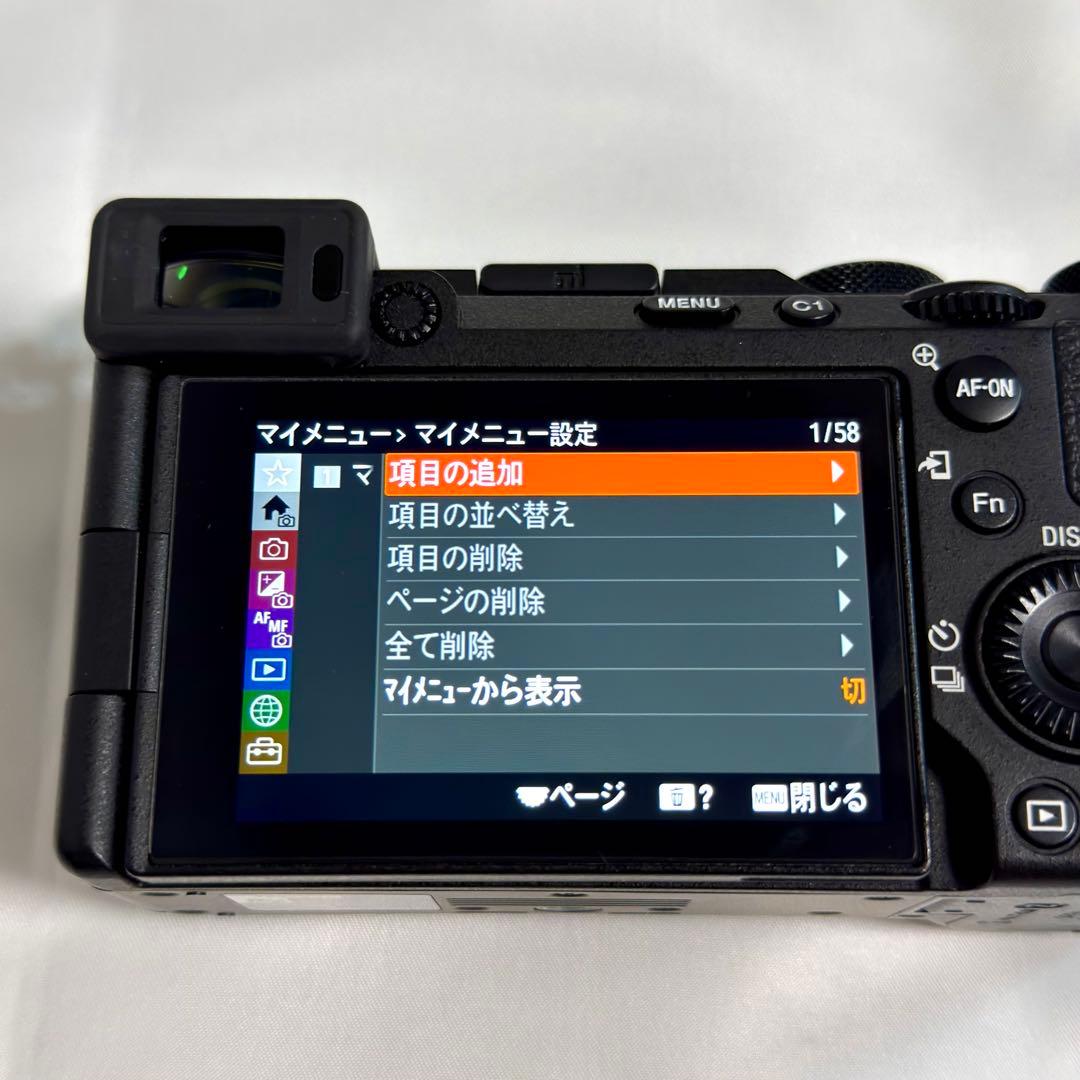 【動作確認済み】 SONY α7cii ブラック ストラップ付き