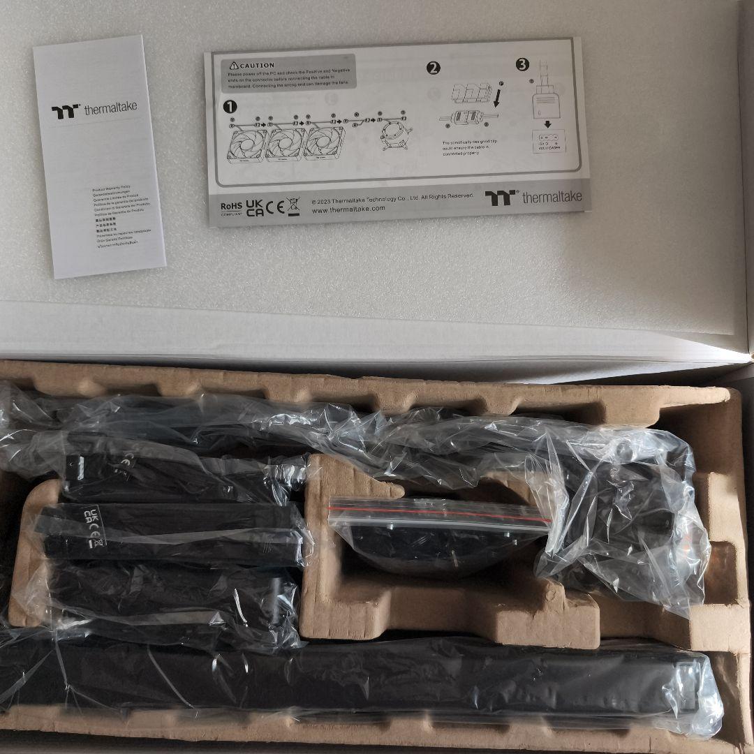 PC用ファン・クーラー thermaltake th360 v2 argb sync black