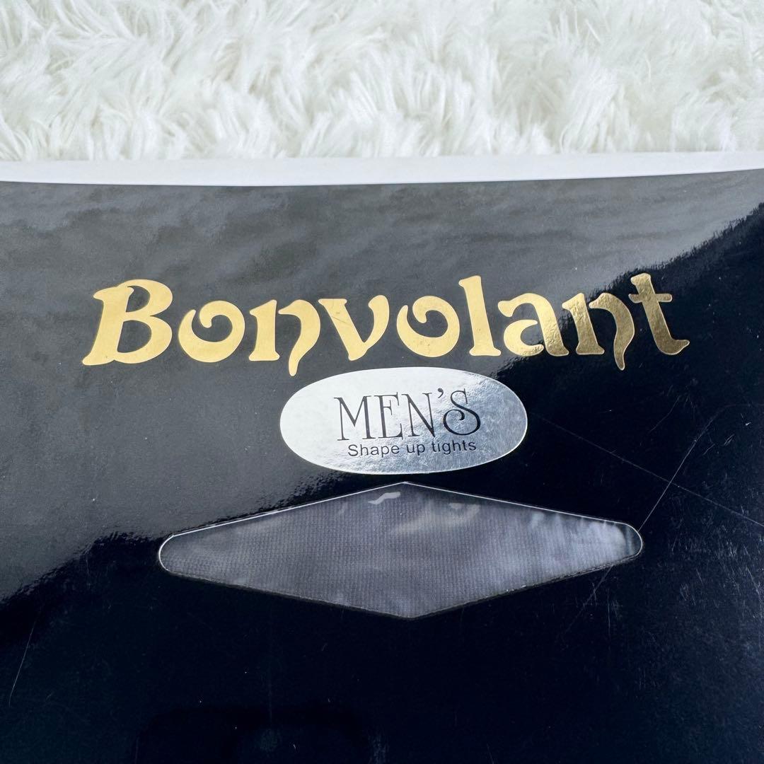 【新品】Bonvolant メンズ S ブラック 着圧タイツ