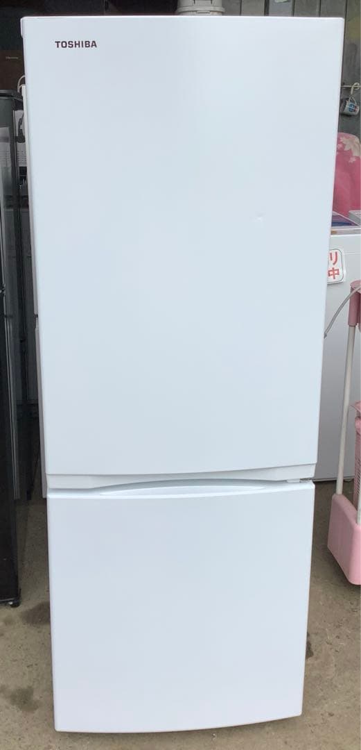2022年製 東芝 2ドア冷凍冷蔵庫 GR-T15BS(W) 153L
