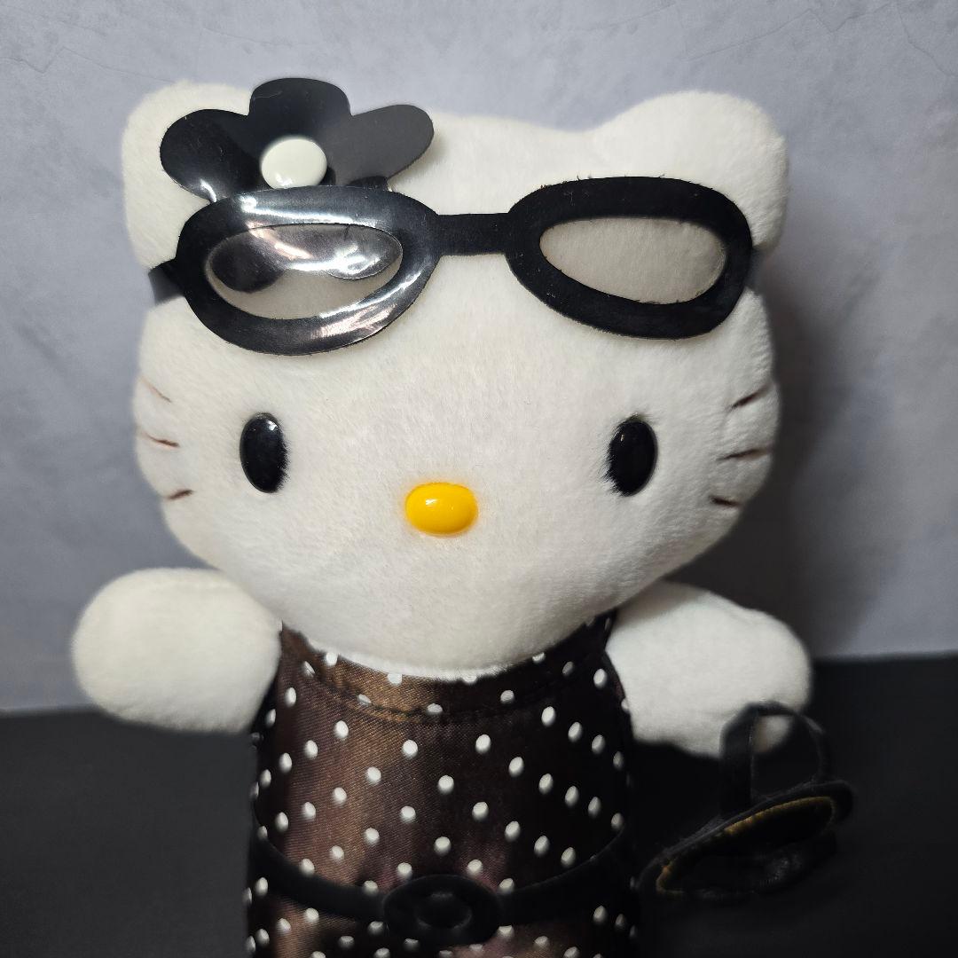 激レア ハローキティ 水玉模様 ワンピース ぬいぐるみ エイコー 2001年製