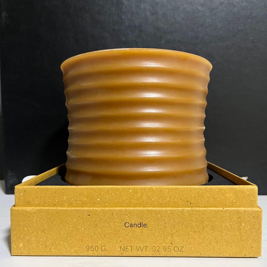 LOEWEアロマキャンドル　ビーワックスブロンズ