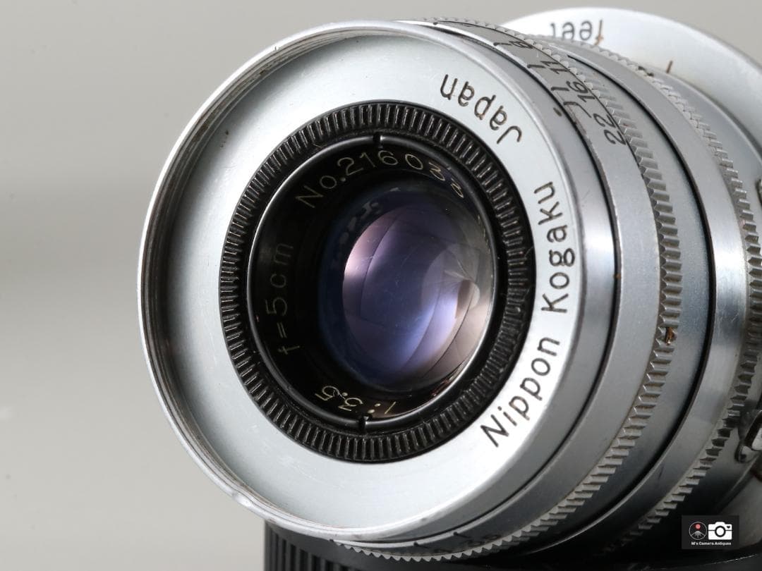 希少 Nikkor QC 5cm F/3.5 ライカＬ３９レンズ整備済２