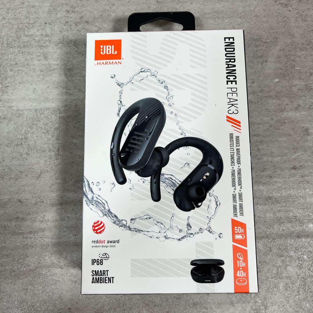 JBL ENDURANCE PEAK 3 ワイヤレスイヤホン ブラック