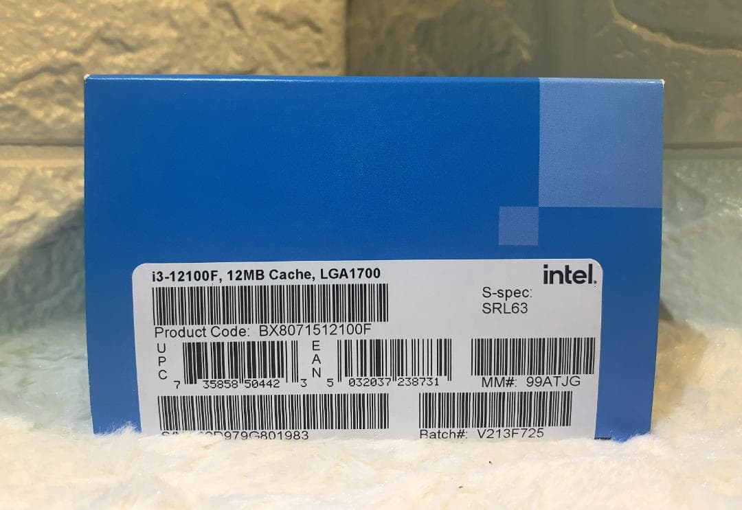 Intel Core i3-12100F 12世代 CPU