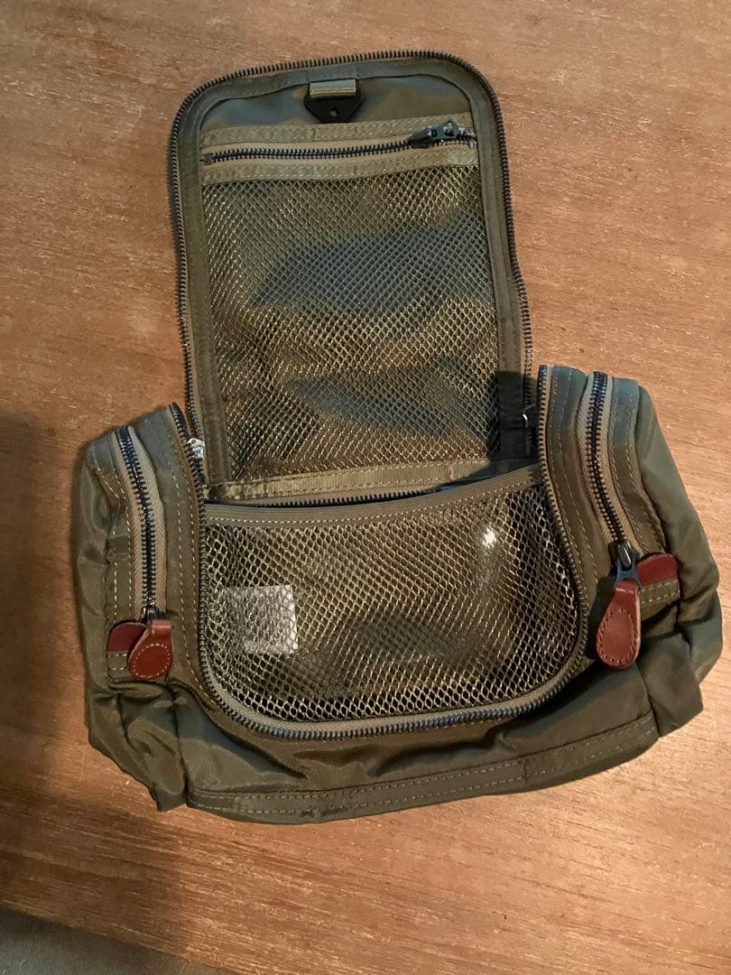 RRL グリーン ナイロンキャンバス トラベルポーチ　未使用品