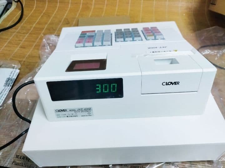 クローバーレジスター　JET-400Z新品　人気機種感熱紙送料無料　099977