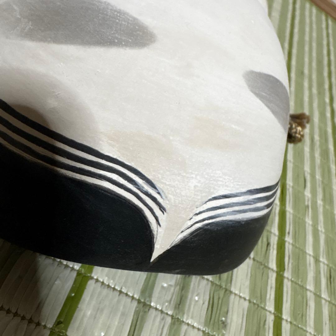 能面　お面　若女　小面　女性　陶器製　工芸品　骨董品