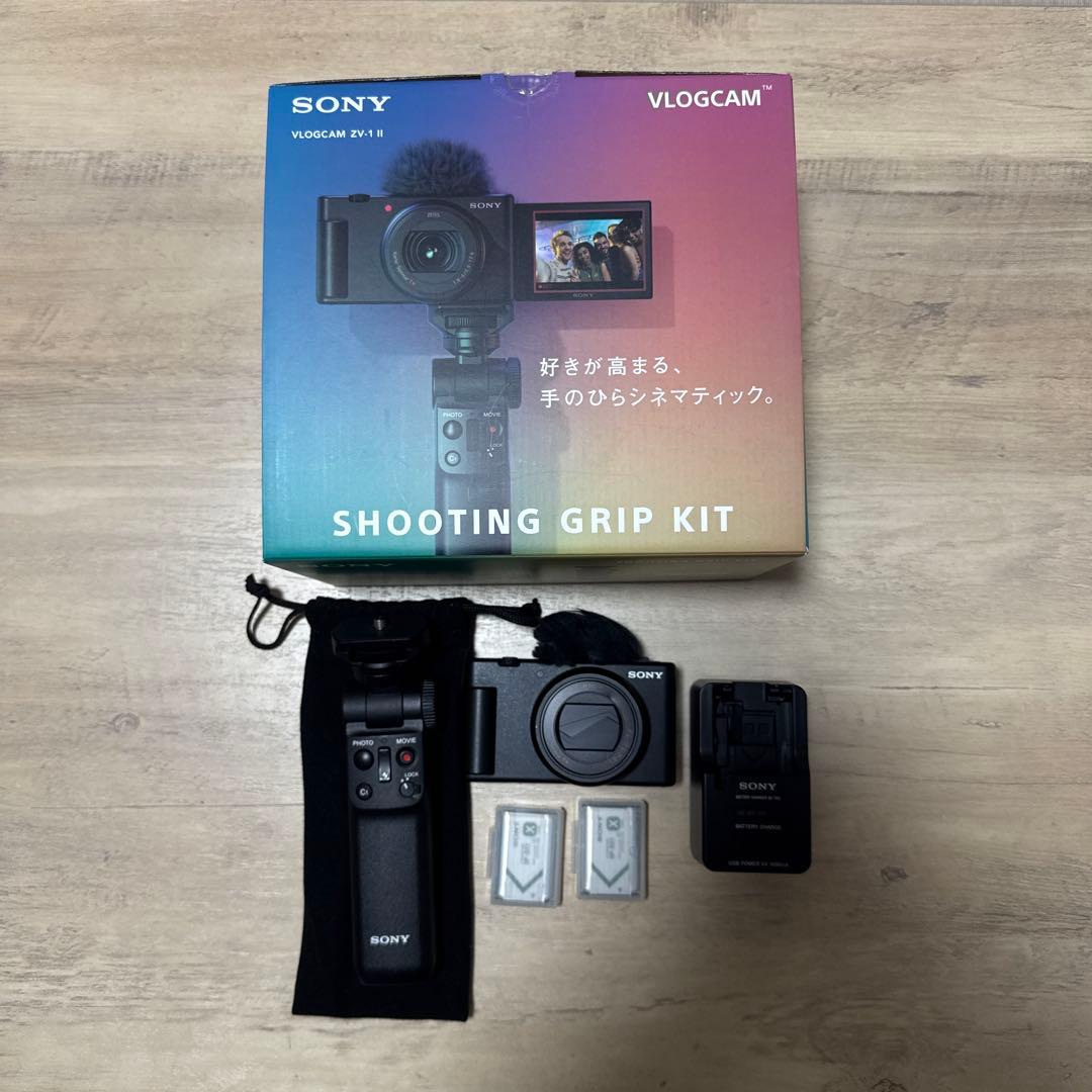 SONY VLOGCAM ZV-1Ⅱシューティンググリップキット ZV-1M2