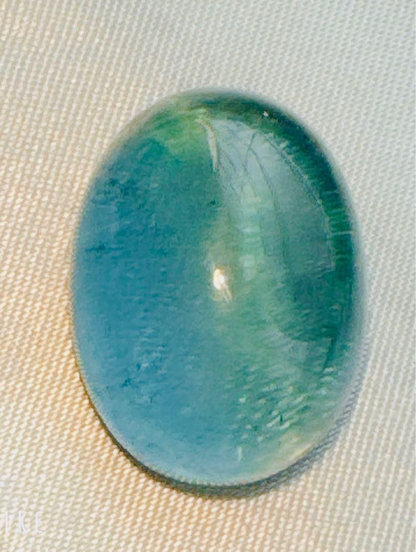 大粒❗️33.6ct！サンタマリアアクアマリン キャッツアイ