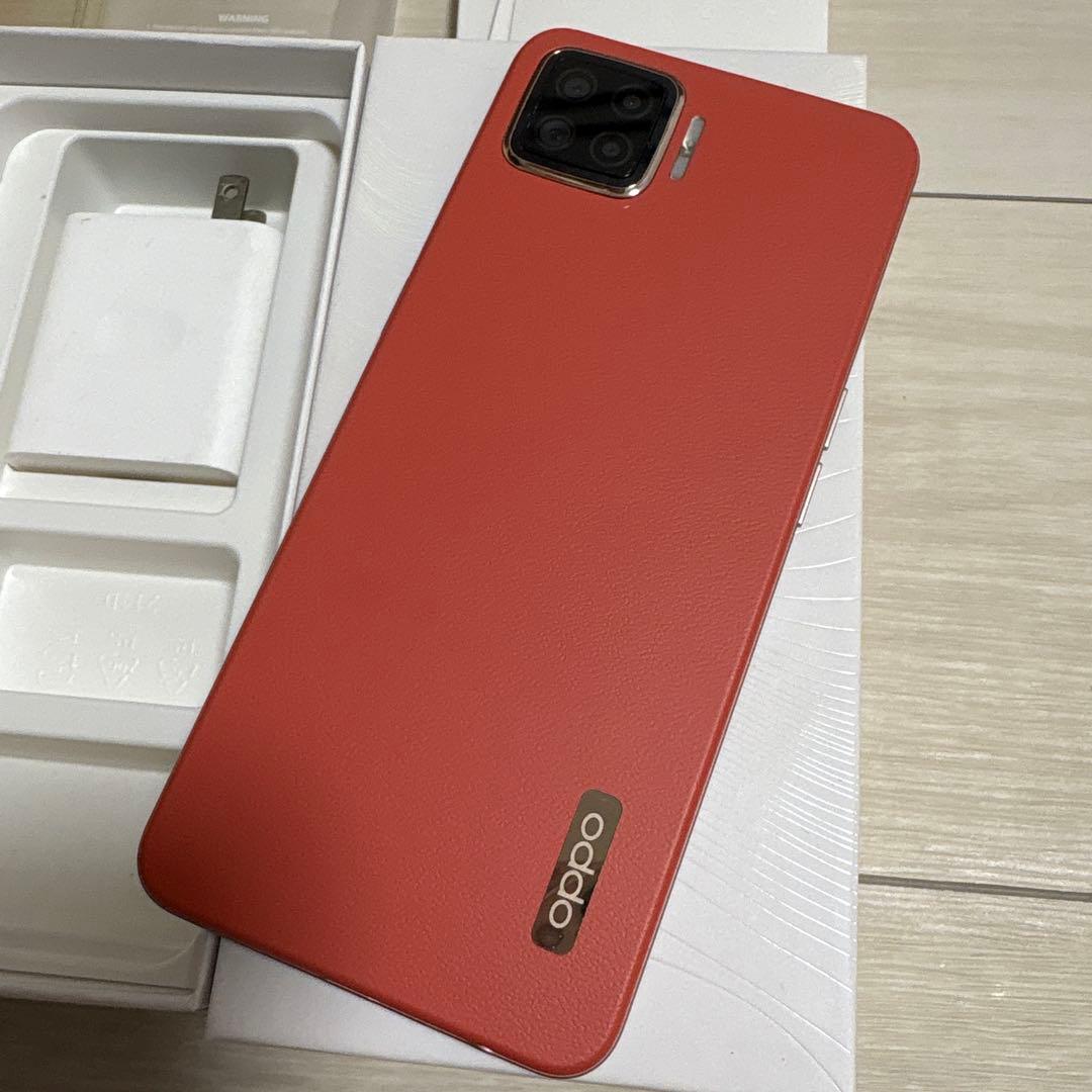 oppoA73 スマートフォン オレンジ