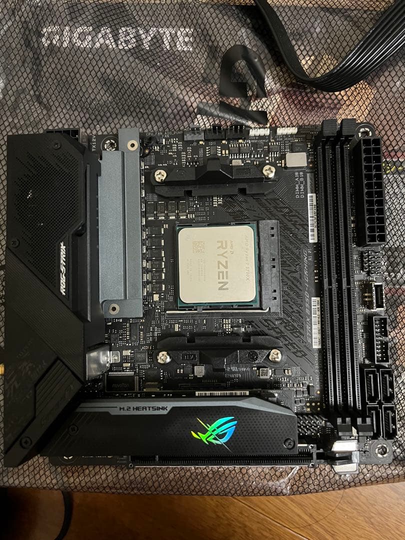ROG STRIX B550-I GAMING 5700X メモリ16GBセット