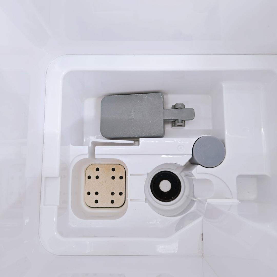 【美品】モダンデコ ハイブリッド加湿器 ホワイト JXH003J リモコン付き