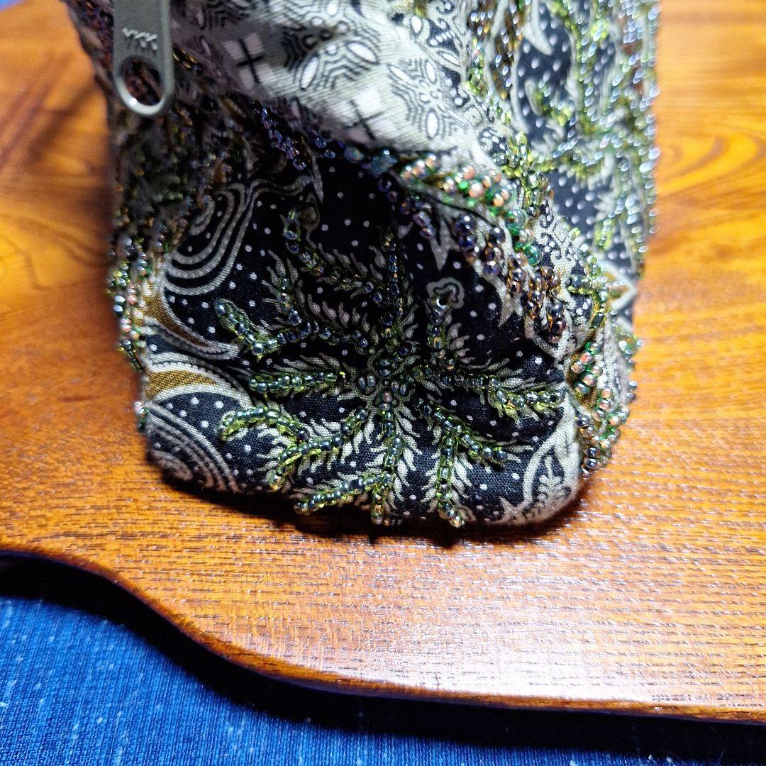 ビーズ付き　お洒落バック