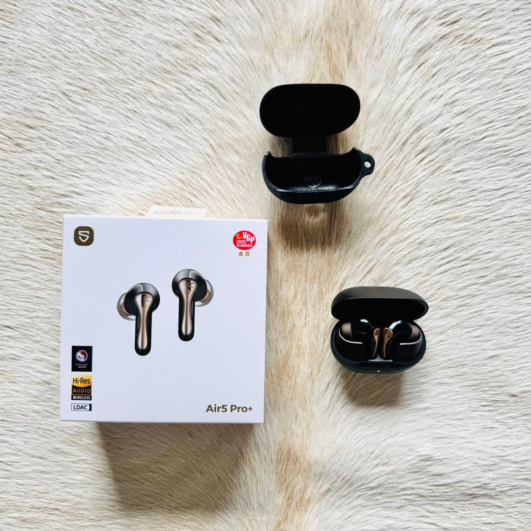 【ほぼ未使用】SOUNDPEATS Air5 Pro+ ワイヤレスイヤフォン黒