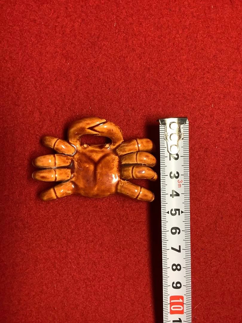 蓋置　交趾カニ　翠嵐　茶道具【中古美品】